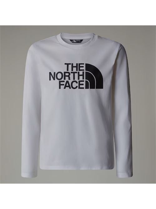 teen easy ls tee tnf white THE NORTH FACE | NF0A89J2FN41FN4